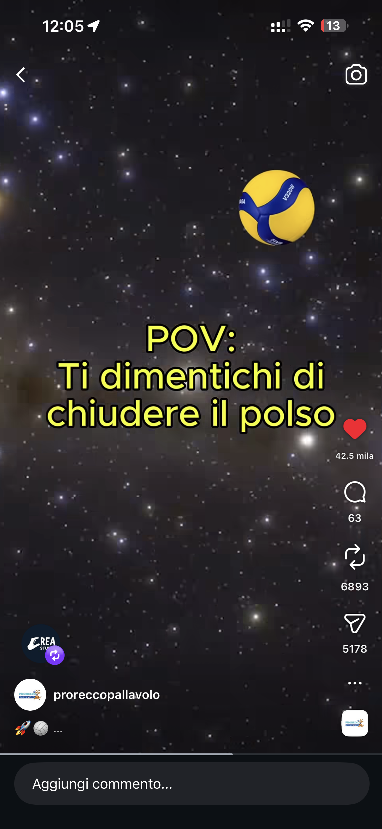 Reel virale Pro Recco